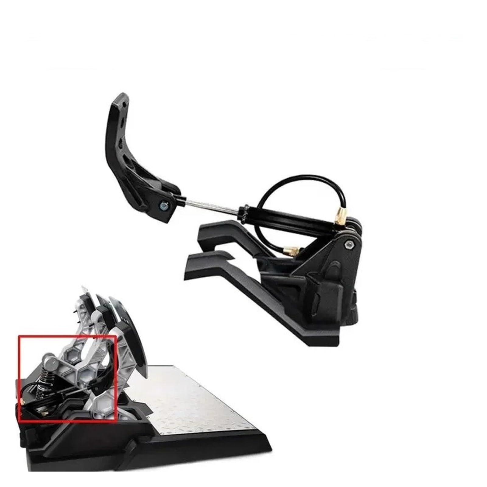 hamulcowy do Thrustmaster TLCM/T3PM Akcelerator Sprzęgło Tłumienia Wyścigi Zestaw do gier Specjalny tłumik hydrauliczny Pedały samochodowe (T3PM przepustnica)