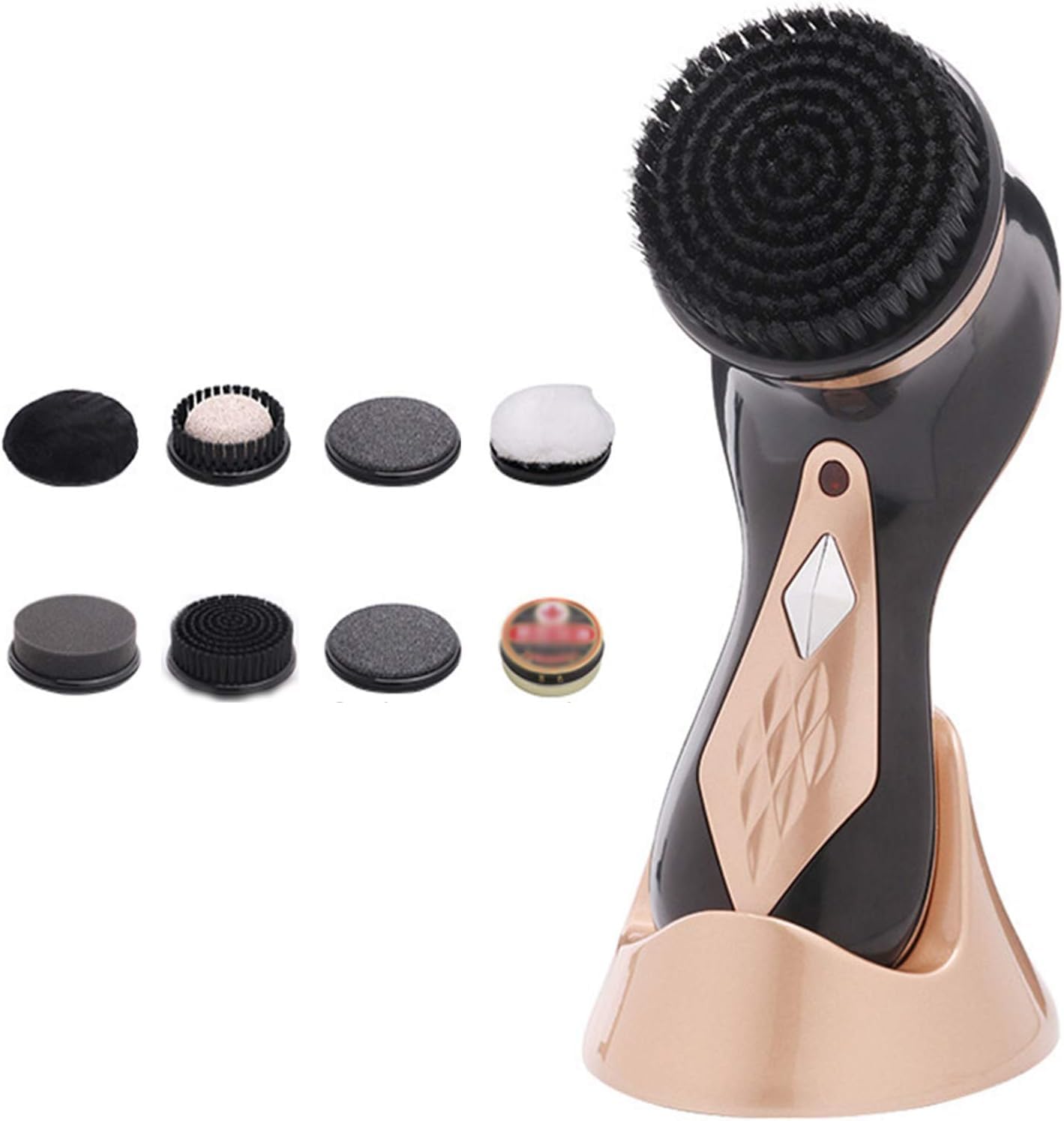 Brosse de cireuse de chaussures domestique contre les taches de cuir avec machine électrique
