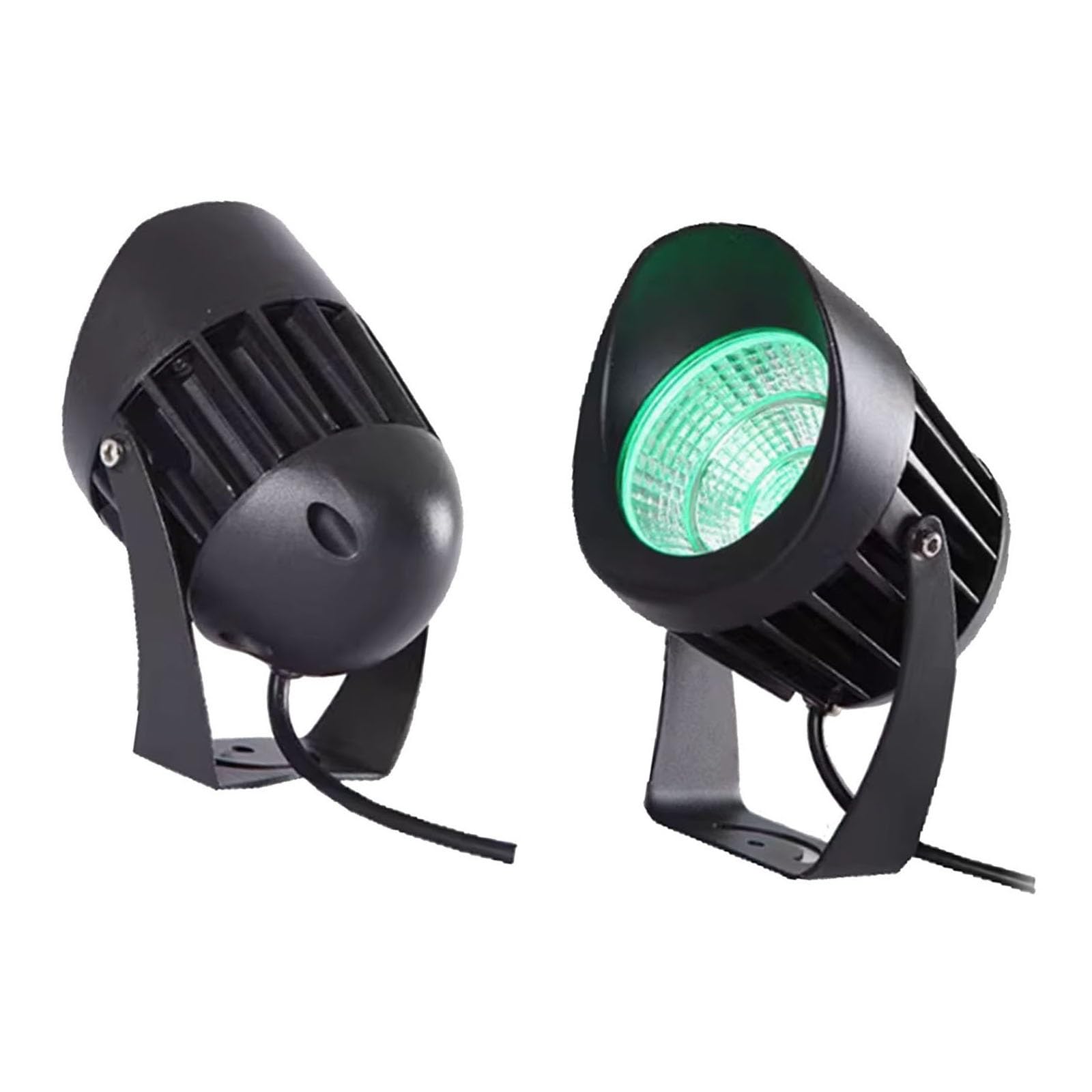 Focos Suelo Led Exterior - Foco De Exterior COB, Luz De Árbol Impermeable IP65, Foco LED De Ángulo Ajustable, Proyector LED Para Paisaje De Jardín Y Césped, Iluminación De Pared Exterior(Red,30W(220V)