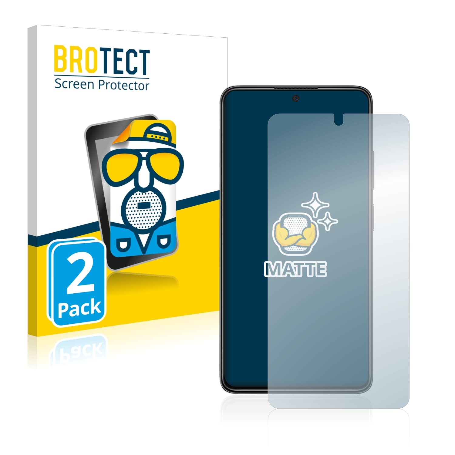 brotect Pellicola Vetro Opaca per Xiaomi Mi 4 Lite E-Scooter (2a Gen.) Protezione Schermo [Anti-Riflesso, Durezza 9H