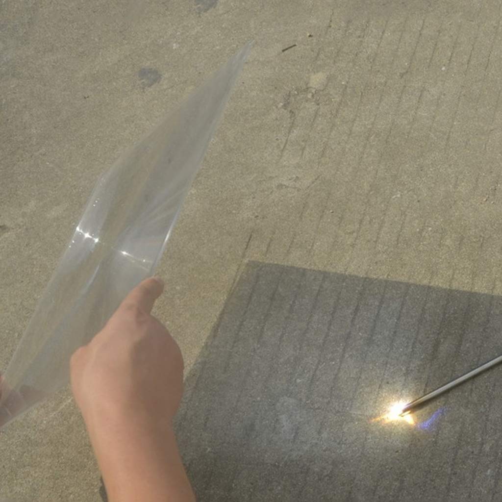 Lentille de Fresnel carrée 300X300MM PMMA lentille de Concentration lentilles de loupe Font des Outils de feu lentille d'expérimentation Scientifique