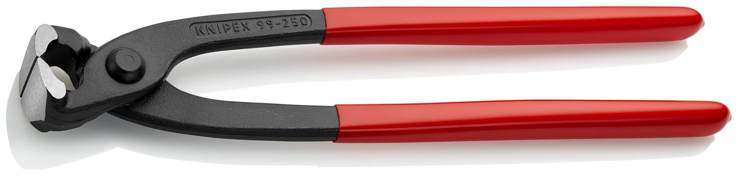 KNIPEX Concreters' Nippers, Red and Silver, 10-Inch - Image 2