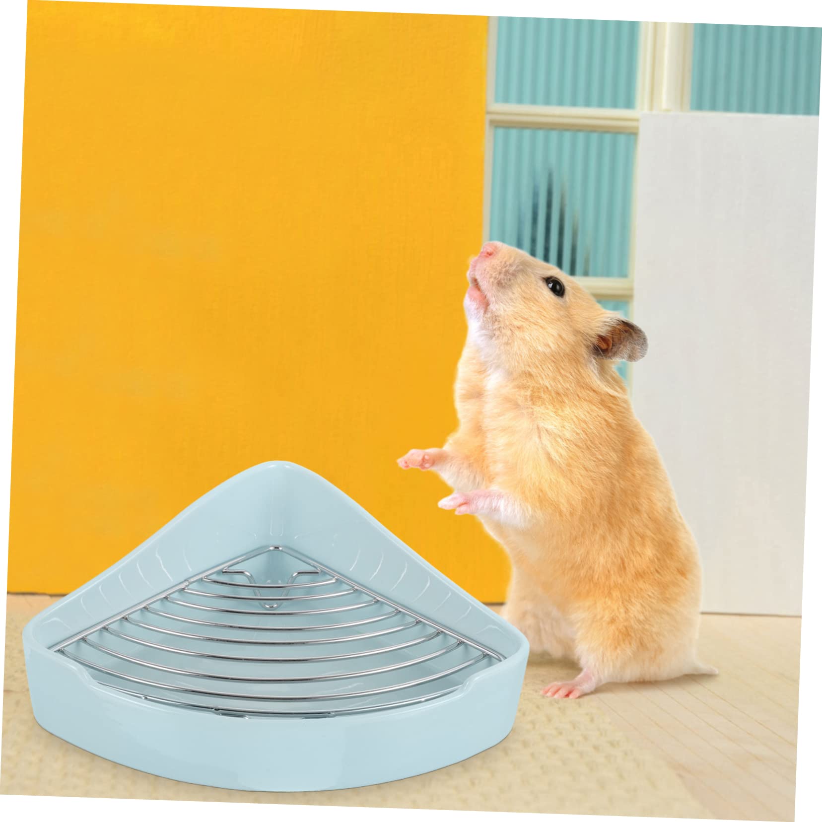 BESPORTBLE Conigli in Ceramica Bordi Rialzati Ingresso Basso per Facile Accesso Fondo Antiscivolo per Stabilità Adatto Conigli Porcellini Altri Piccoli Animali Domestici