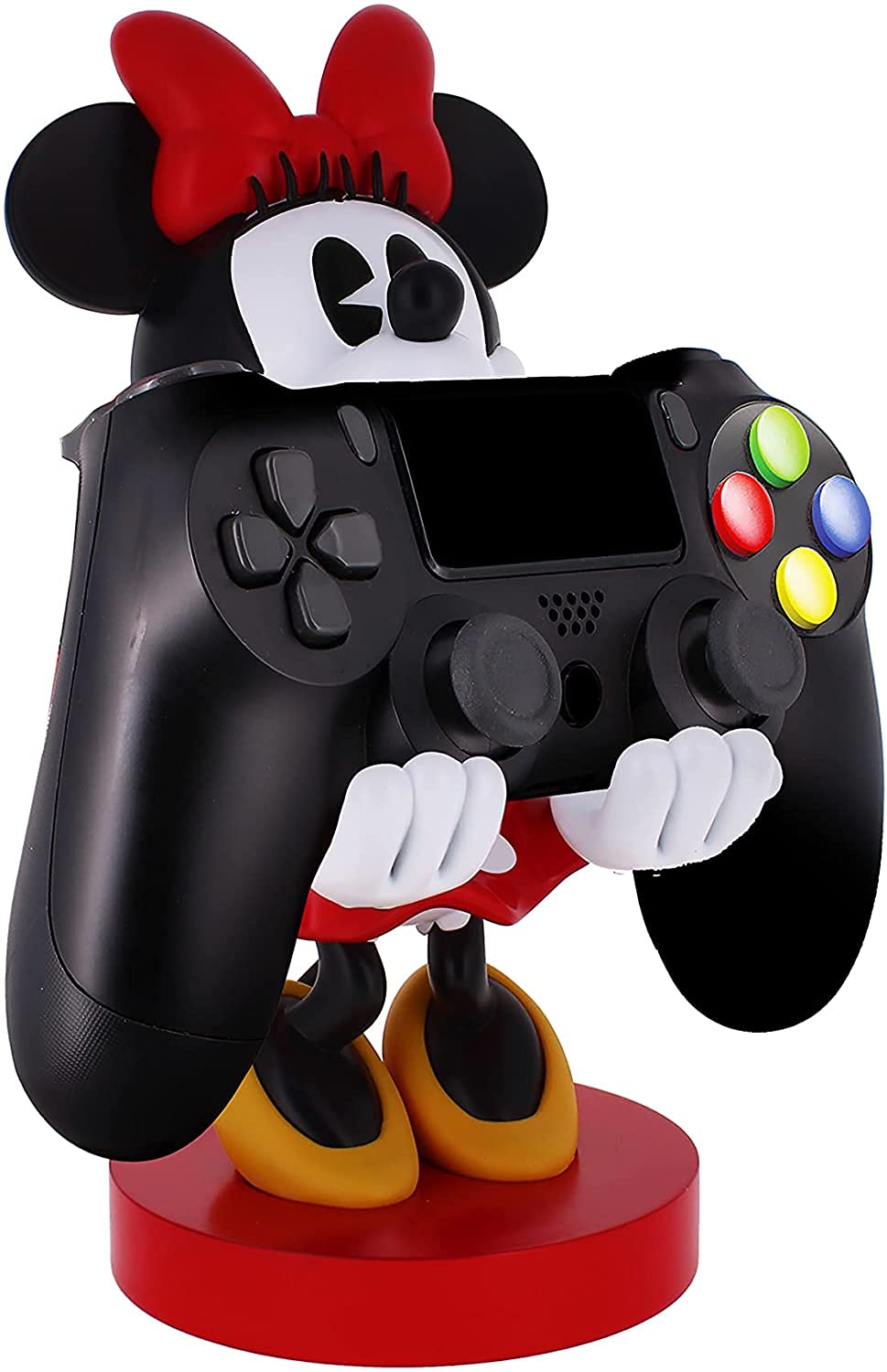 Cableguys Disney Minnie Mouse Support Manette et Porte Telephone - Gaming Accessoire et Figurine pour Bureau et Gamer Setup, Compatible avec Xbox, PlayStation et la Plupart des Manettes