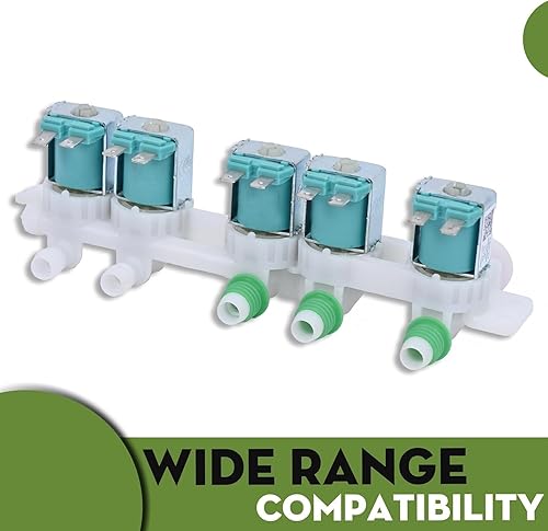 Miniatura 4 de WA52M8650AV WA52M8650AW WA54M8750AV WA54M8750AW WA56H9000AP Conjunto de válvula de entrada de agua compatible con lavadora Samsung