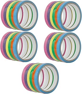 Uonlytech 30 Rolos De Fita De Descompressão Bola Decoração Adault Brinquedos Brinquedo Para Pintores Fita DIY Fitas Coloridas Fitas De Arco-Íris Fita Adesiva Brinquedo Fitas De Bola