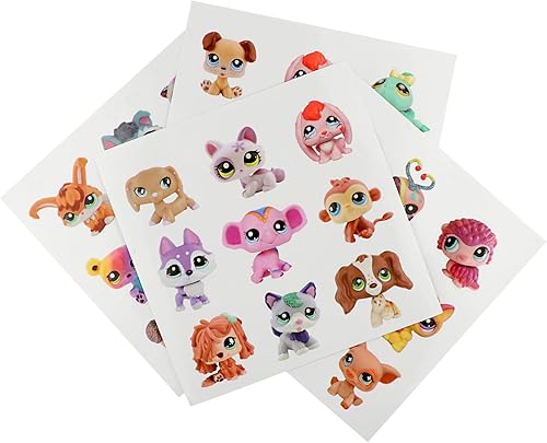 Miniatura 5 de COYIKE LPS Sparkle Deer Pink LPS #2113 - Figura de acción para mascotas, LPS coleccionable para regalo de Navidad (ciervo brillante)