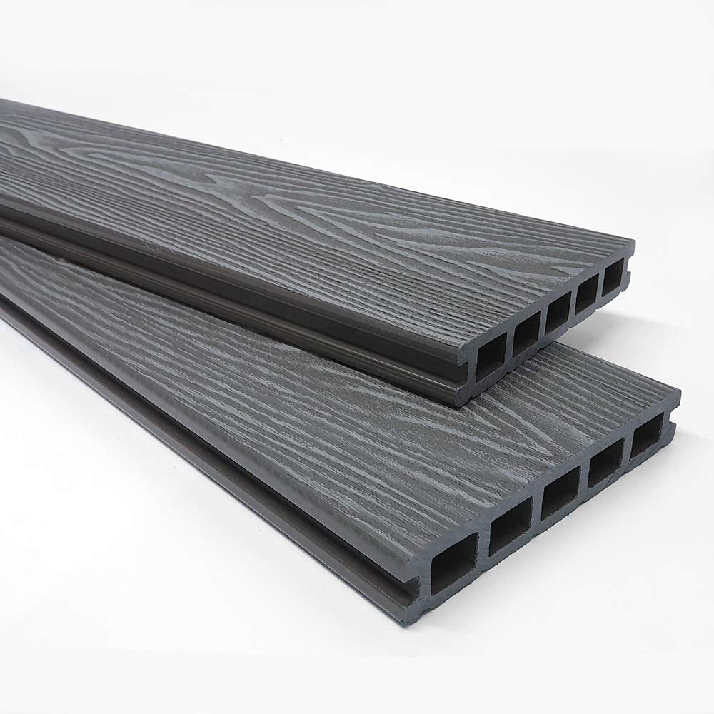 Buy Fylde Decking 3.6m Composite WPC Decking Boards Deep Embossed
