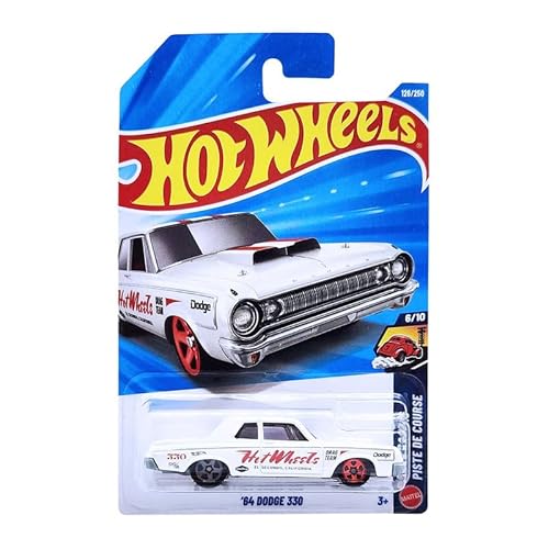 Hot Wheels '64 Dodge 330, Drag Racers 6/10, 126/250 (White)