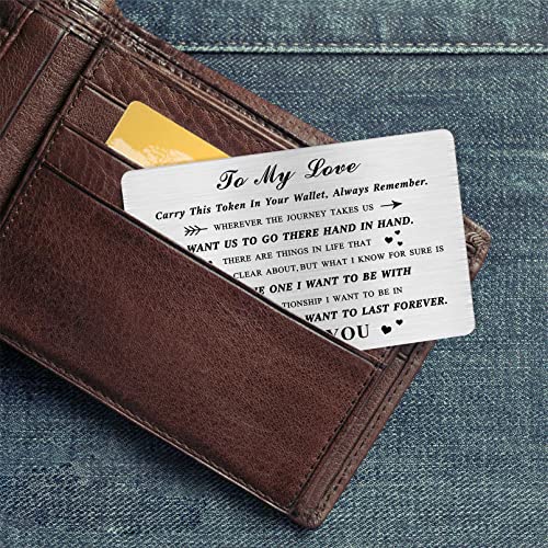 Image of TGCNQ Romantic Gifts for Her for Valentines Christmas Mother's Day, Wallet Card for Her Girlfriend