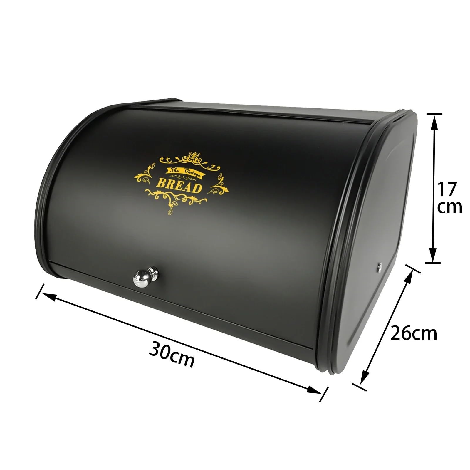 Caja De Pan Metal Con Tapa Para Pan