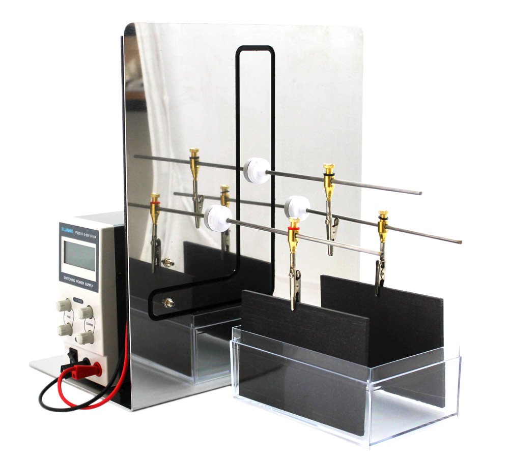Impianto per la galvanizzazione - Kit Deluxe (alimentatore di 10 A)