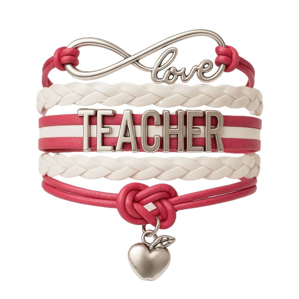 Infinity Collection Teacher Bracelet-Teacher Jewelry- Teacher Gift, Show Your Teacher Appreciation