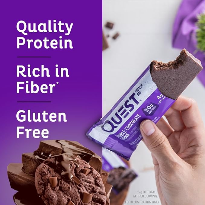 Barritas de proteína Quest Nutrition Double Chocolate Chunk miniatura 3