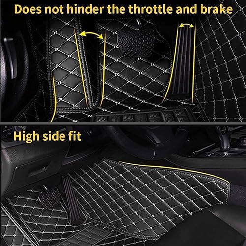 Miniatura 10 de VOZAR Alfombrillas personalizadas para el piso del automóvil para el 99 % de los modelos de automóviles de lujo, impermeables, antideslizantes,