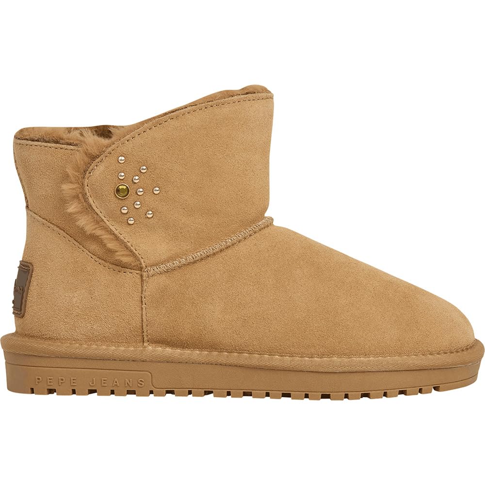 Pepe Jeans Women's DISS Urban W Boots, Brown (MUD Brown), 6 UK