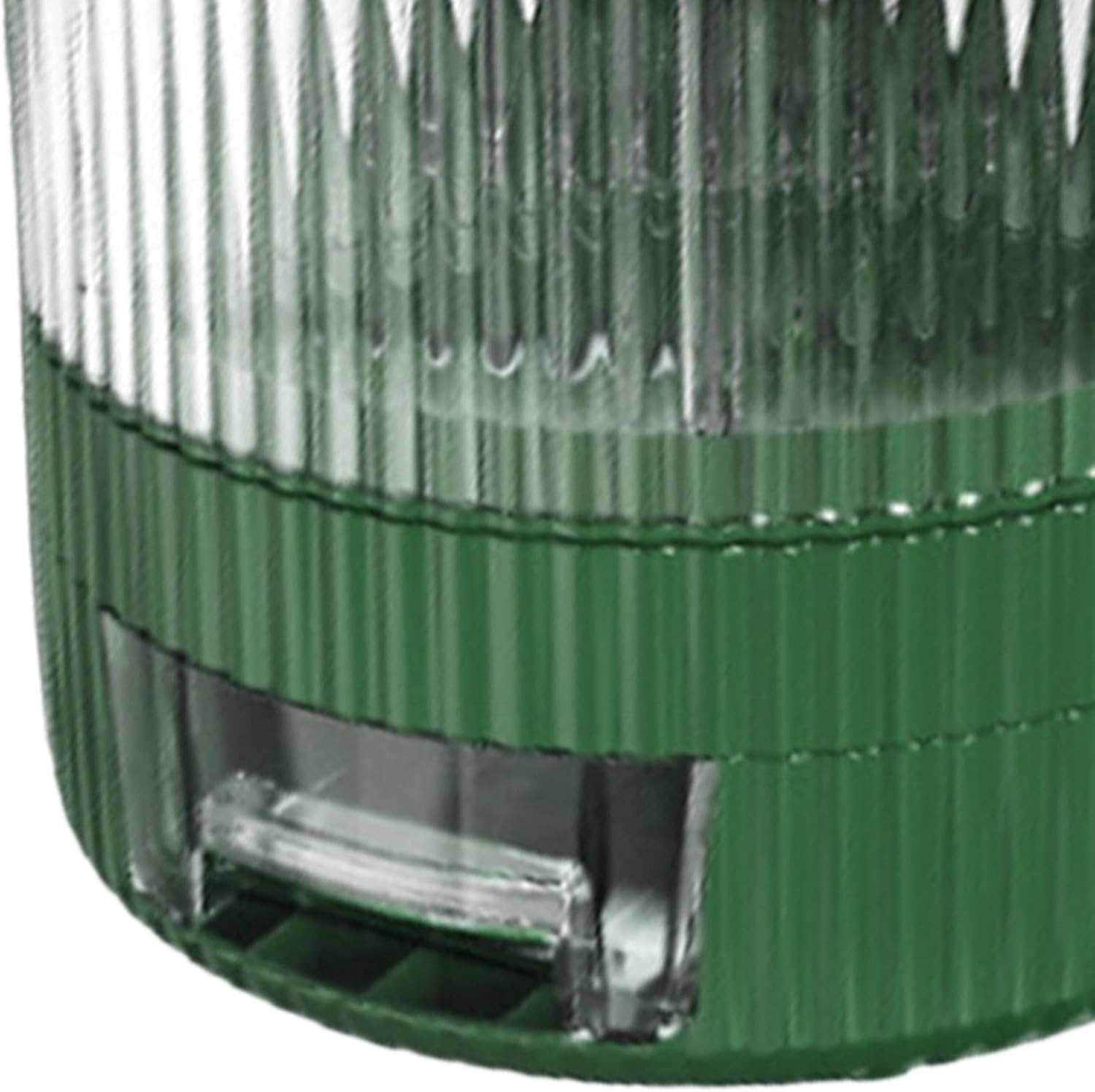 Sealed Rice Storage Container, Multi Measurements Dispenser, for Pantry, Dark Green