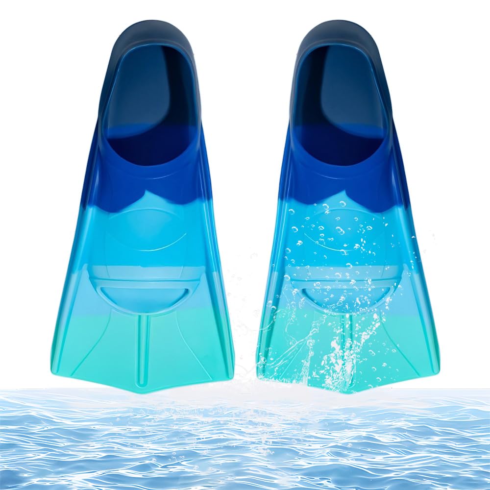 Mineup Pinne Da Immersione, Pinne Da Nuoto Corte, Pinne Da Allenamento Per Nuoto in Silicone, Pinne Corte Per Snorkeling, Pinne Da Snorkeling, Pinne Galleggianti Per Immersioni(33-35)