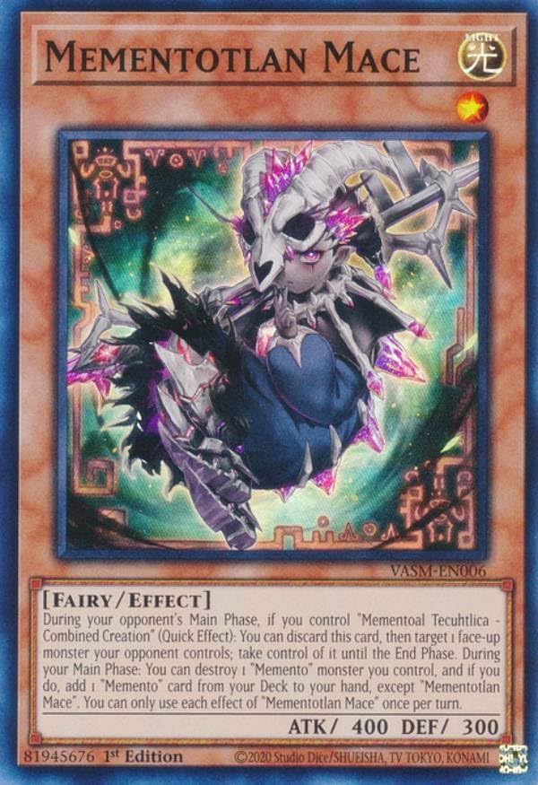 Amazon.co.jp: 遊戯王 VASM-EN006 メメント・メイス Mementotlan Mace