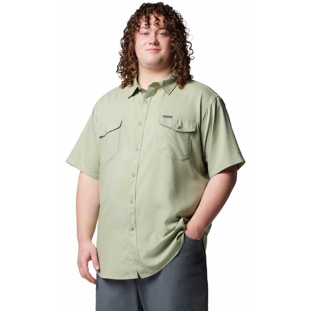 Columbia Men's Solid Short Sleeve Shirt, Utilizer II