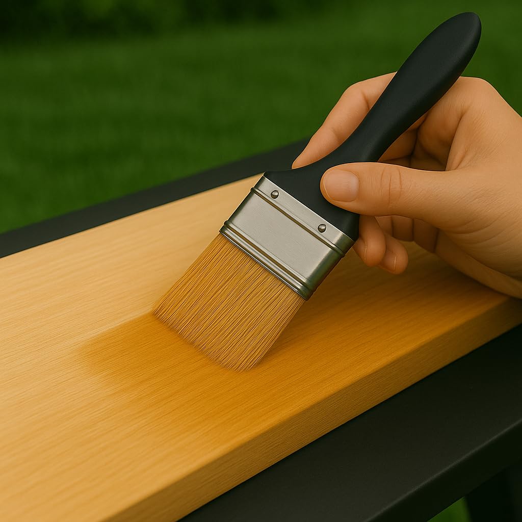 Impregnante legno esterno ad acqua 5 litri | Finitura professionale effetto cerato | Protezione legno per staccionate, casette, pergolati | Interni ed esterni | Alta penetrazione | (Rovere)