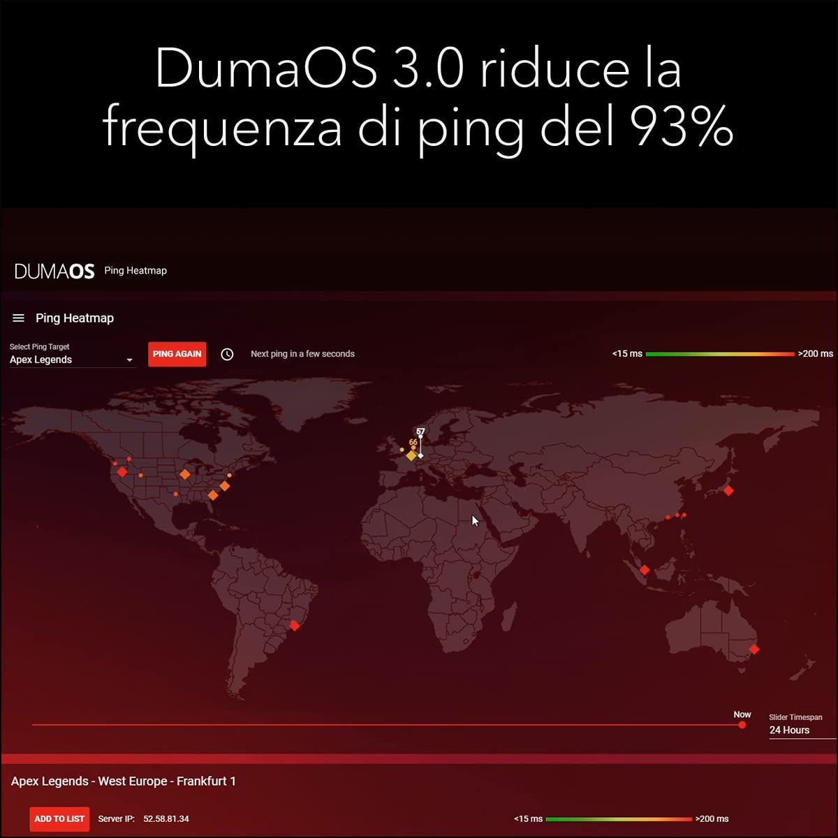 NETGEAR Nighthawk Router WiFi 6 Pro Gaming XR1000, Velocità wireless AX5400 (fino a 5,4 Gbps), DumaOS 3.0 ottimizza le connessioni server eliminando i ritardi, 4 porte Ethernet da 1G e 1 porta USB 3.0