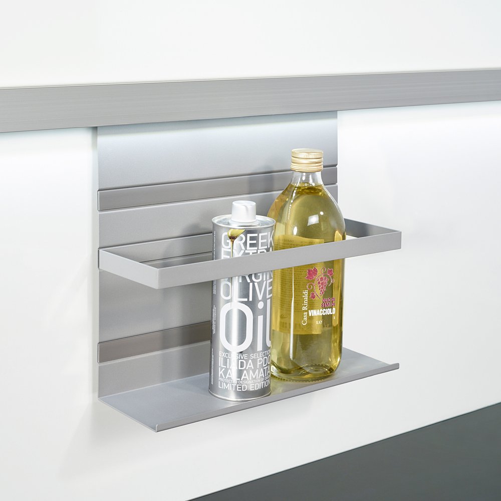 KESSEBÖHMER Linero MosaiQ Universalablage 350 x 110 x 300 mm mit Rahmen / Relingsysteme / Edelstahlo