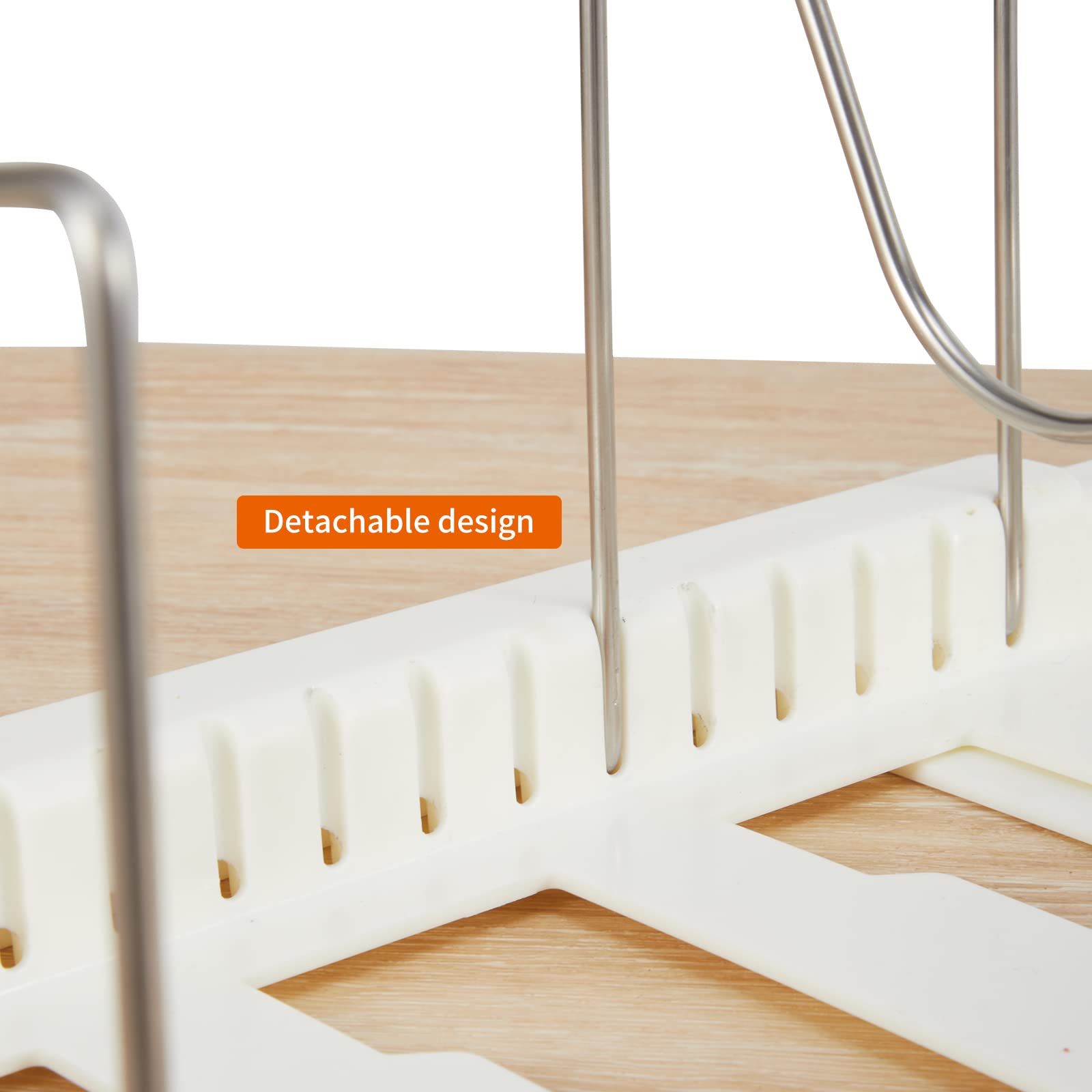 Estante expandible para ollas y sartenes, separadores ajustables de acero inoxidable para tapas de ollas y almacenamiento de armarios de cocina, se adapta a una solución de ahorro de espacio de 12 a