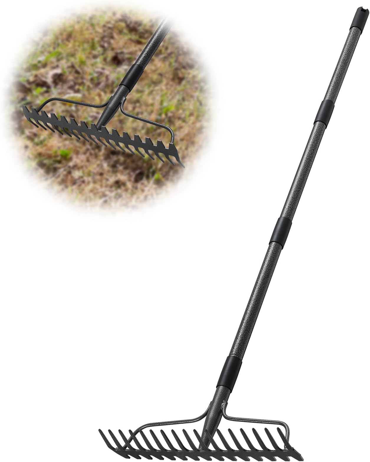 Amazon.com: True Temper 28253100 16-Tine Double Play Bow Rake ...