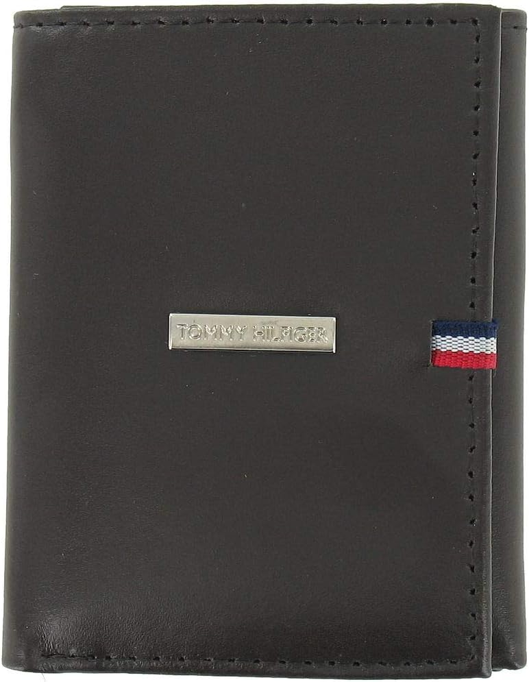 Men's Tri-Fold Wallet 3-Fold Wallet (Brown)