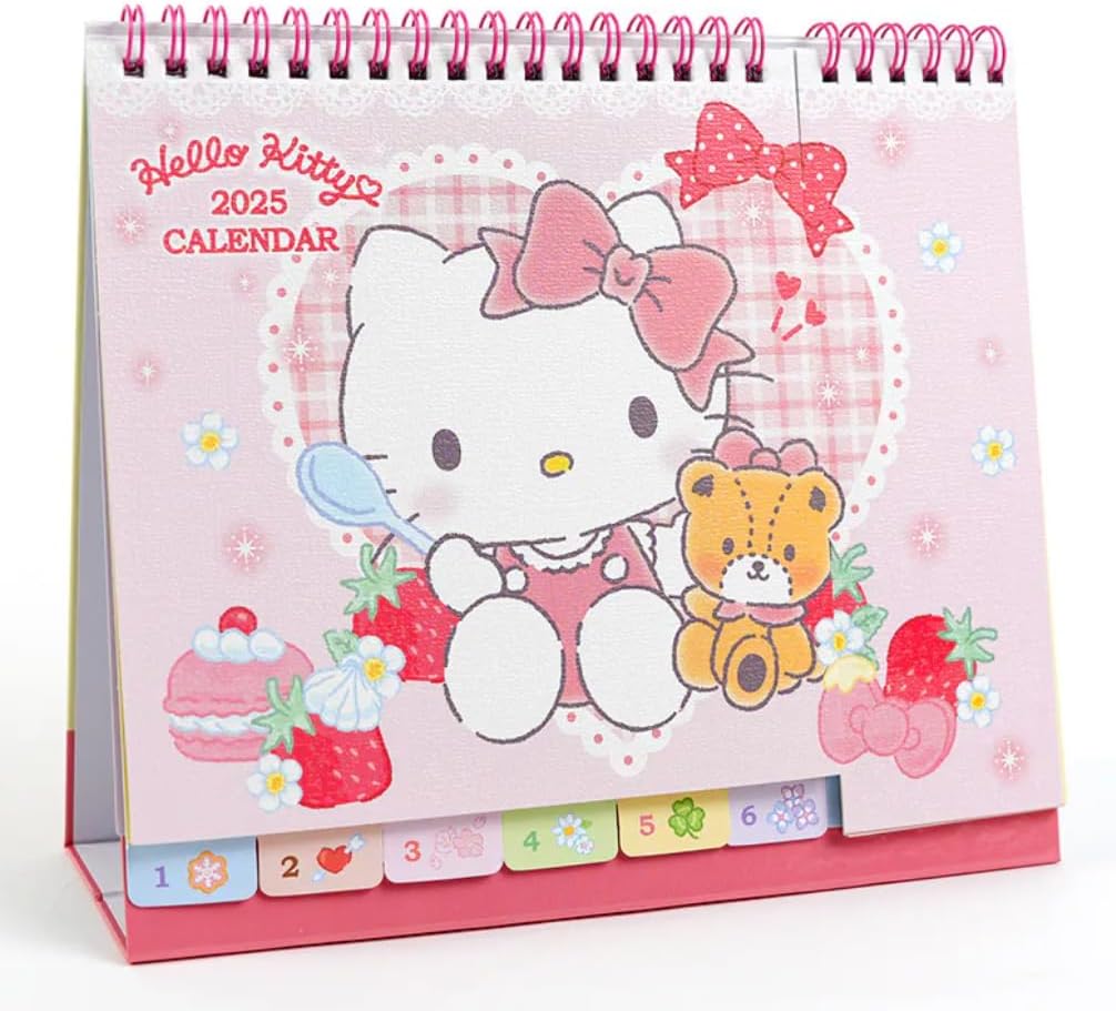 20252026 Feature Kawaii Kitty Cat Monthly Yearly Desktop