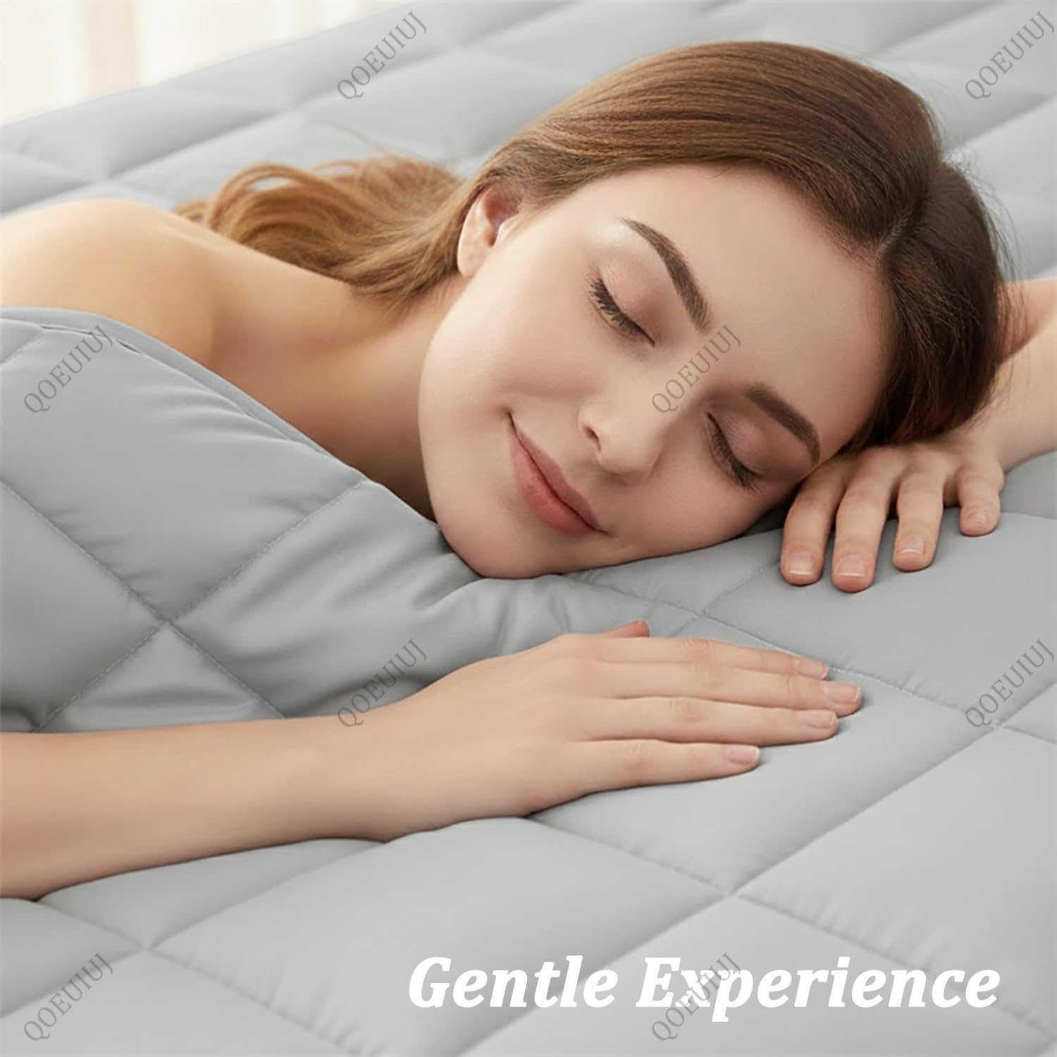 Coprimaterasso con Cerniera Lampo Trapuntato – Fodera Materasso Completa a 6 Lati, Guscio Protettivo Traspirante e Lavabile per Letto Singolo e Matrimoniale, Morbido(Grigio,120x190x20cm)
