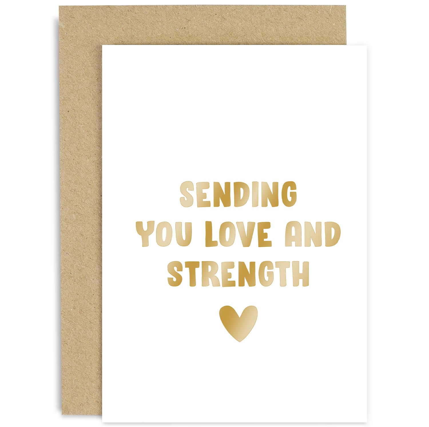 Sending Love and Strength Card - Thinking of You Card for Female Friend ...