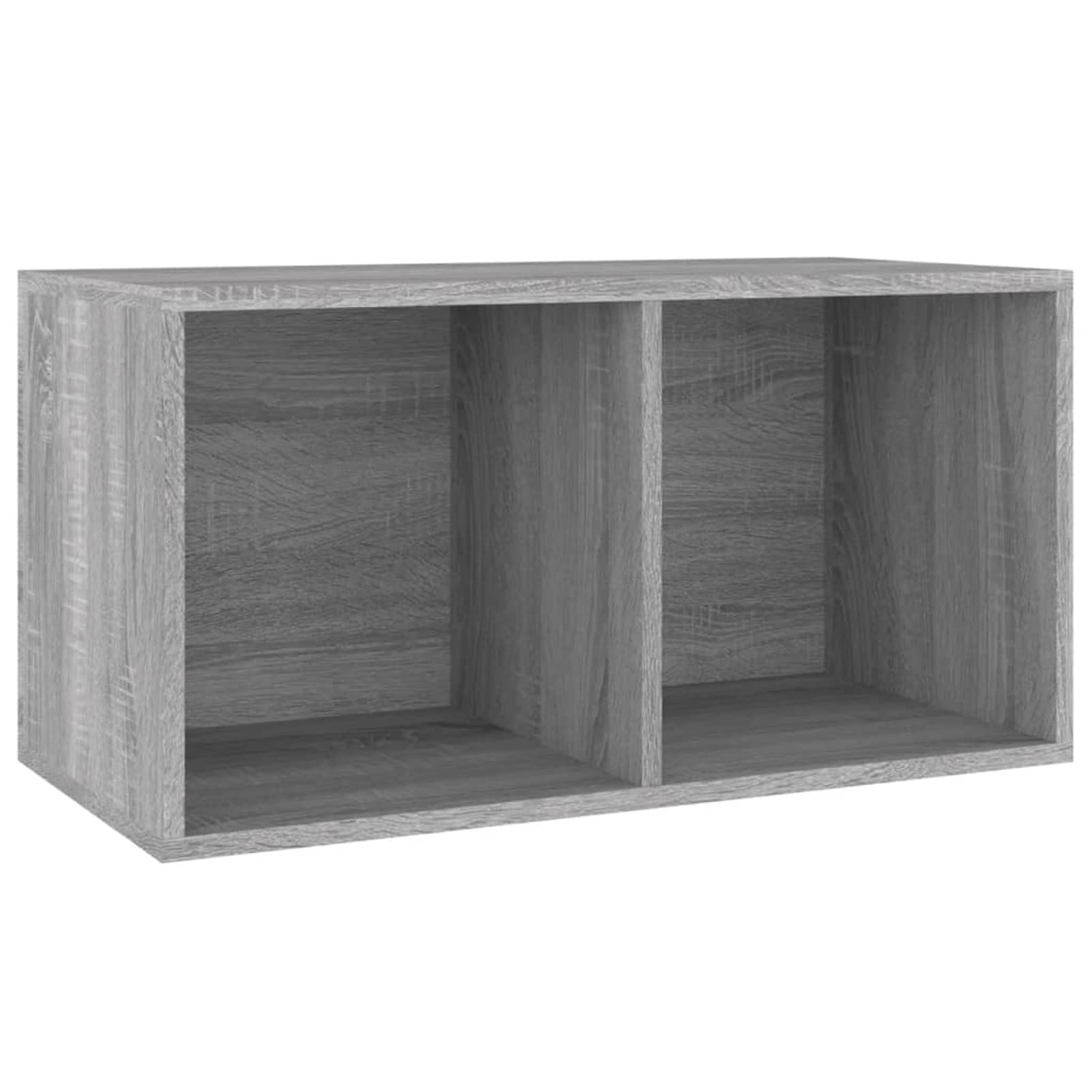 Rantry Contenitore Vinili Grigio Sonoma 71x34x36 cm Legno Multistrato, Cassapanche e Bauli per Esterni, Contenitore da Giardino, Porta Attrezzi da Giardino, Pouf da Esterno
