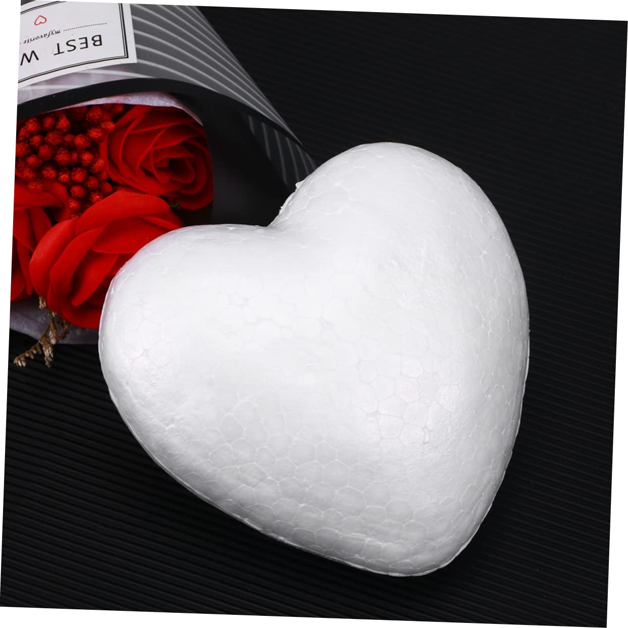 Piepschuim hobby vorm - hart - 15 cm - DIY knutsel figuren | Fun en Feest