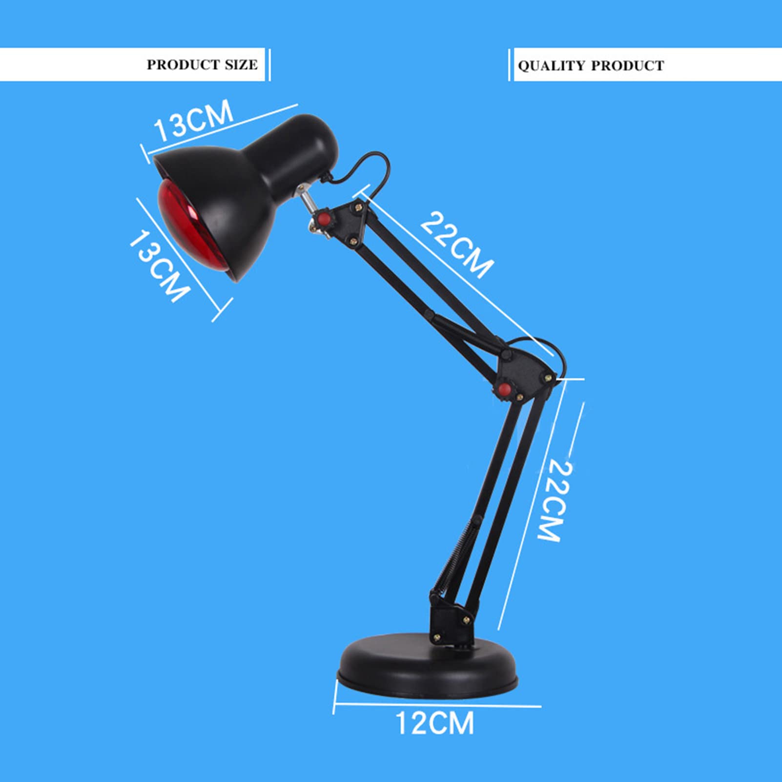 RSGK Masaje De Terapia De Luz Portátil, Fisioterapia De Lámpara De Masaje De Calefacción, para Dolor De Cuello Corporal, Artritis, Lámpara De Calor Muscular, Dolor De Espalda Articular