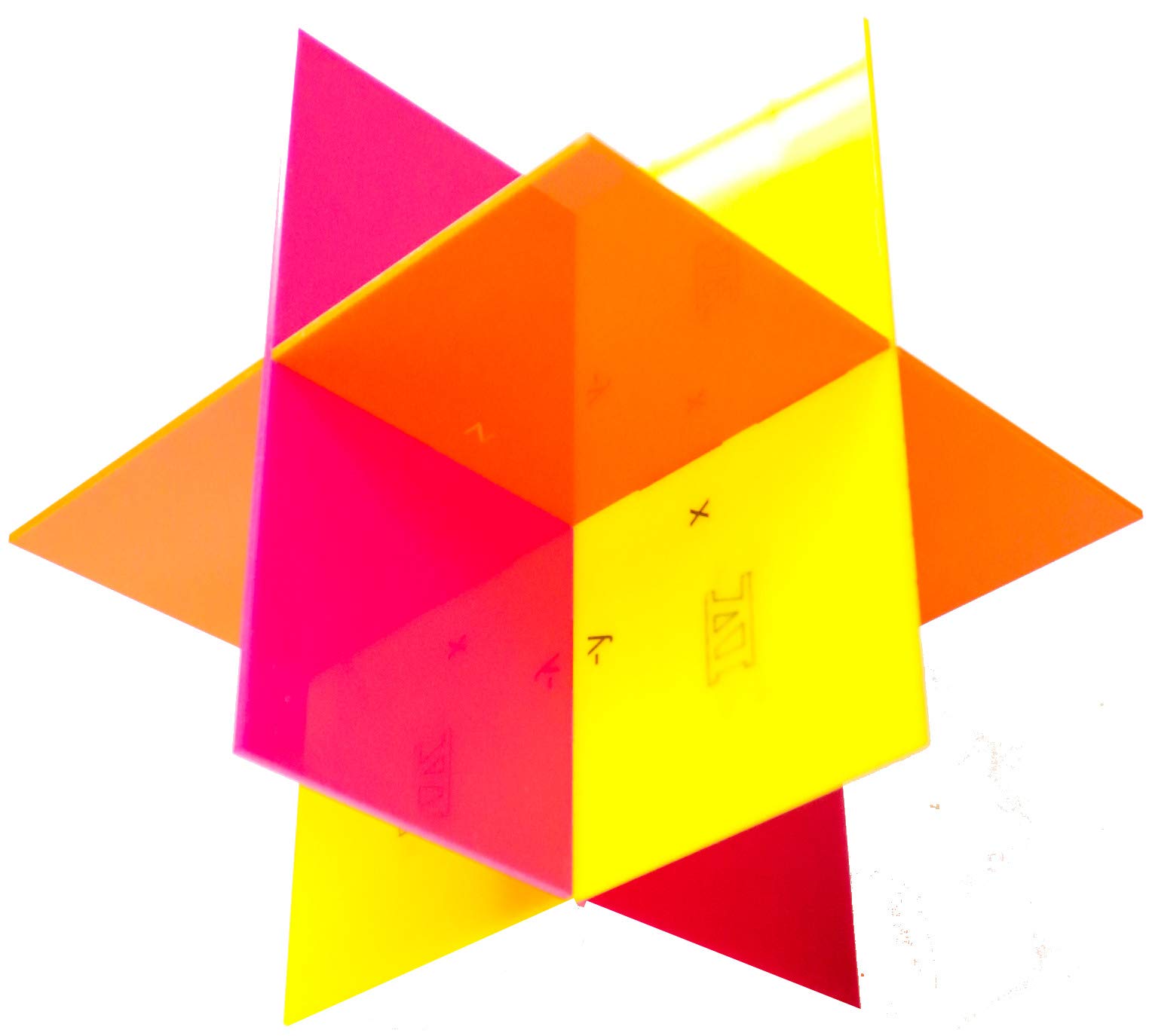 MATHWORLD octant 3D colorful mathematics learning resources kit math model for xyz plane axis geometry for kids to understand 3D plane