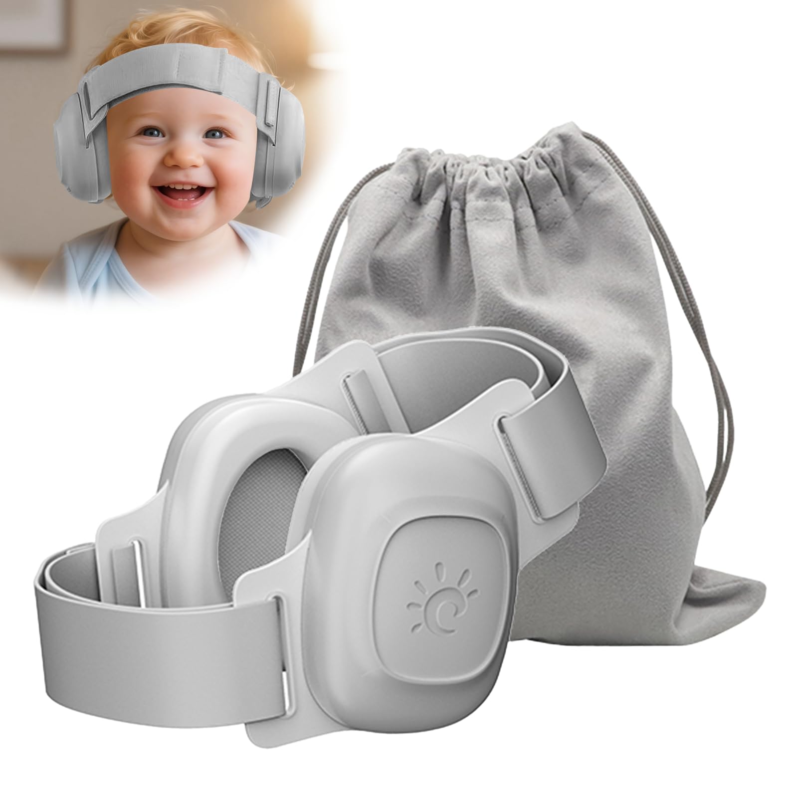 Baby Ear Protection for Infants and Toddlers, Baby Hearing Protection 3-48 Months, CE & ANSI Certified, 25dB Noise Cancelling Headphones for Travel,