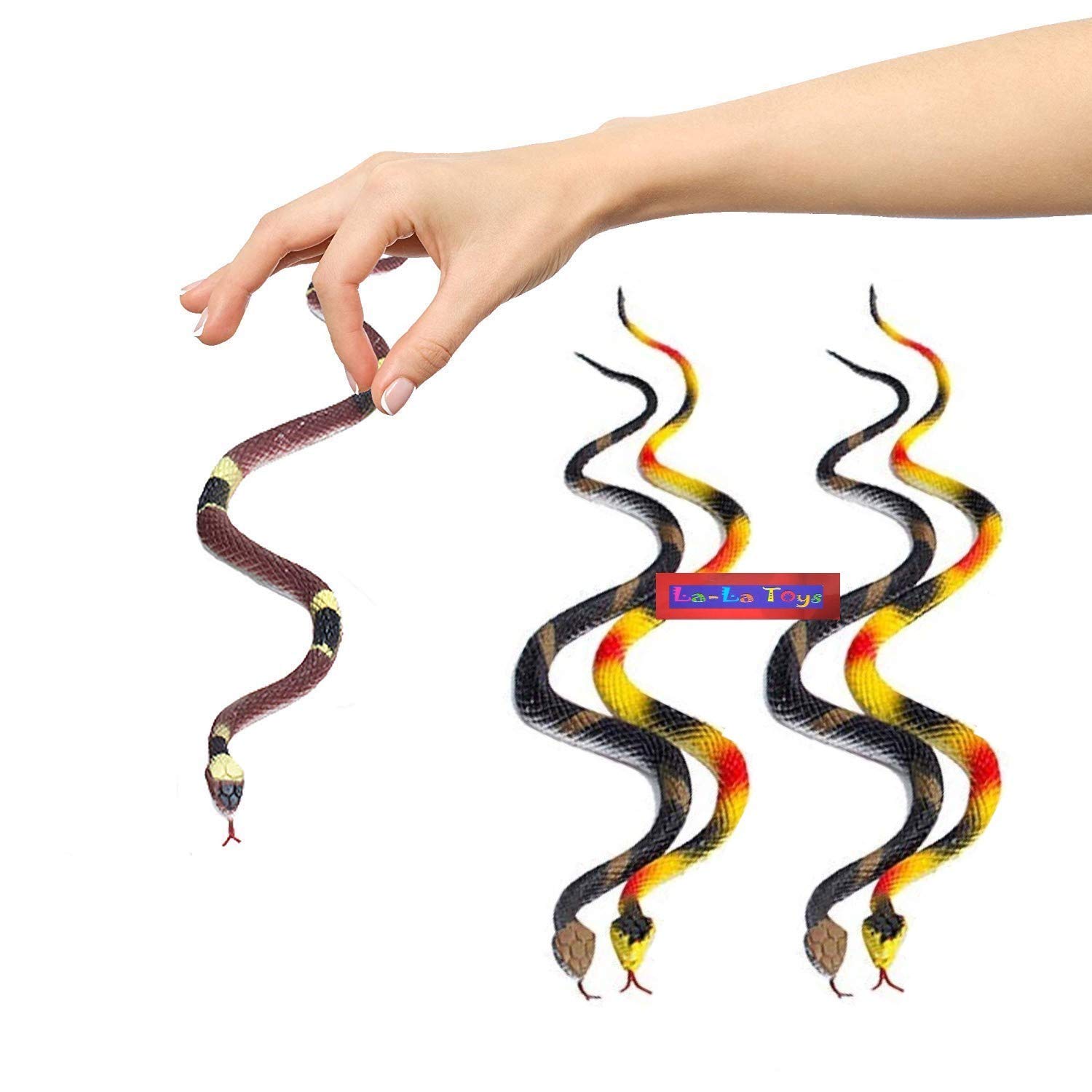La-La Toys Snake Educational Toy (Medium, Multicolor)