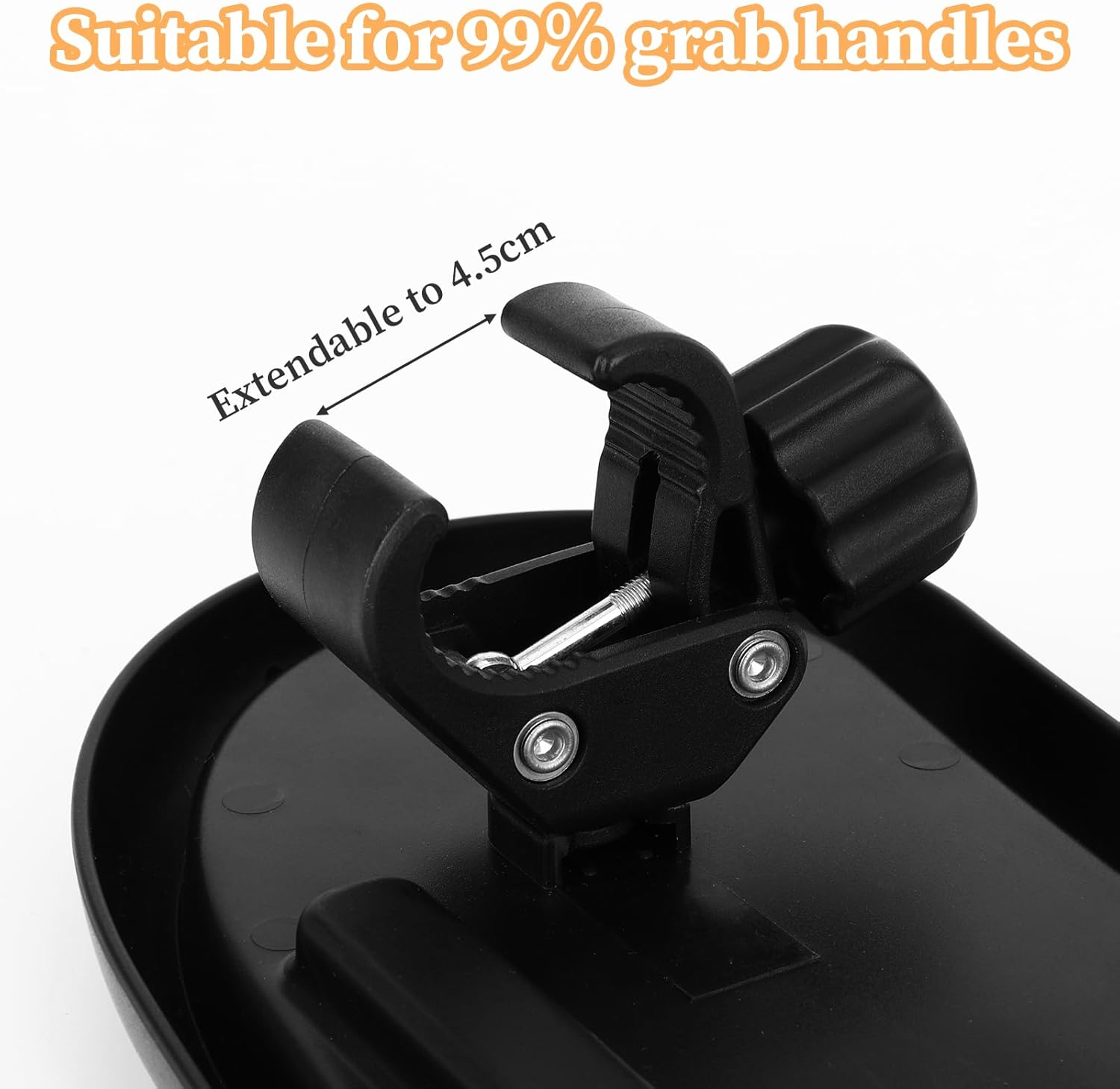 Universal Stroller Snack Tray Compatible with Mockingbird and Most Others Adjustable Universal Snack Tray for Stroller with Cup Holder and Phone Holder Detachable Enlarged Thickened Accessories Black