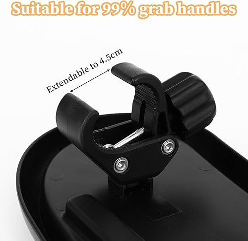 Miniatura 3 de Bandeja universal para refrigerios para cochecito compatible con Mockingbird y la mayoría de los demás, bandeja universal ajustable para cochecito