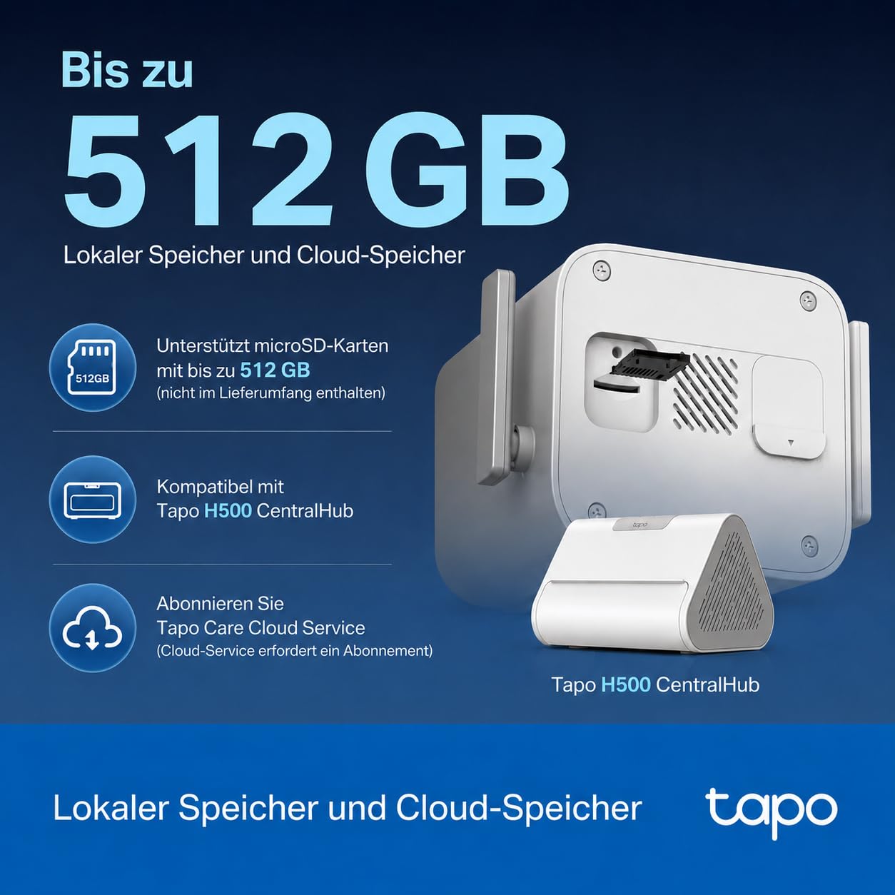 Tapo C575D 4K Überwachungskamera Außen mit Dual-Objektiv, 170° Ultraweitwinkel, 8mm Teleobjektiv, PoE/DC, Dualband-WLAN, kostenlose lokale KI-Erkennung, microSD/H500 Hub, IP66, 2026 Flaggschiff