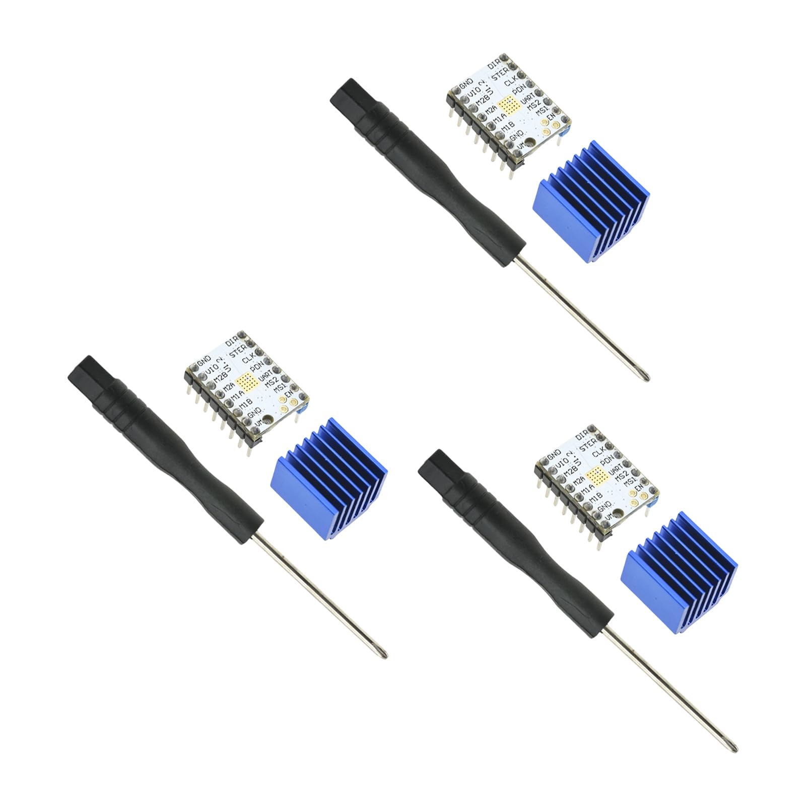 TMC2208 V1.2 Steppers Motor Driver for 3D Printers with Silents StealthChop Technology and 256 Resolution Steppers Motor Control Board