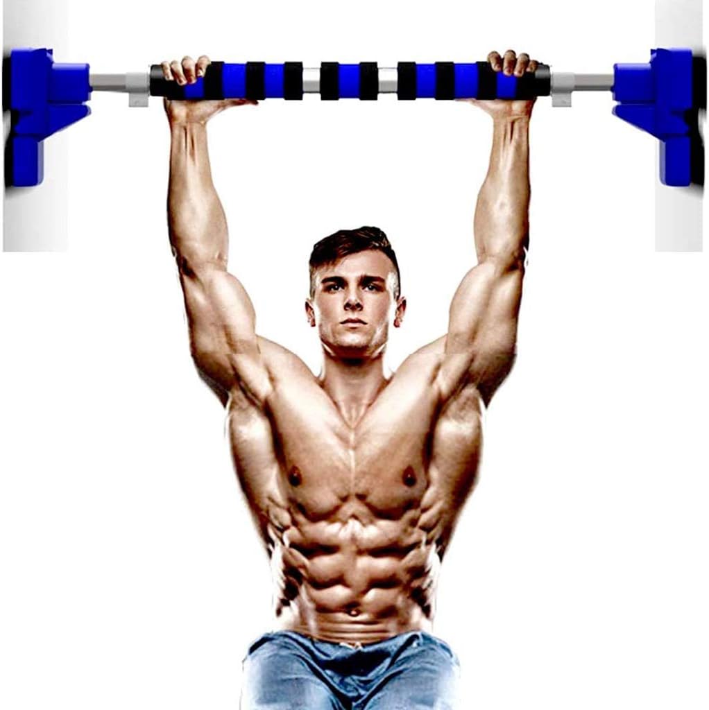 LHYCM Doorway Pull Up Bar, No Drilling Adjustable Locking