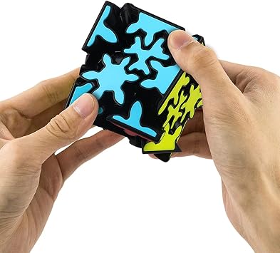 3x3x3 Gear Magic Cube, Twisty Puzzle, Modern Style, Multicolor, 1 Set, 1 Item, 1 Piece, 1 Count, Age 14+