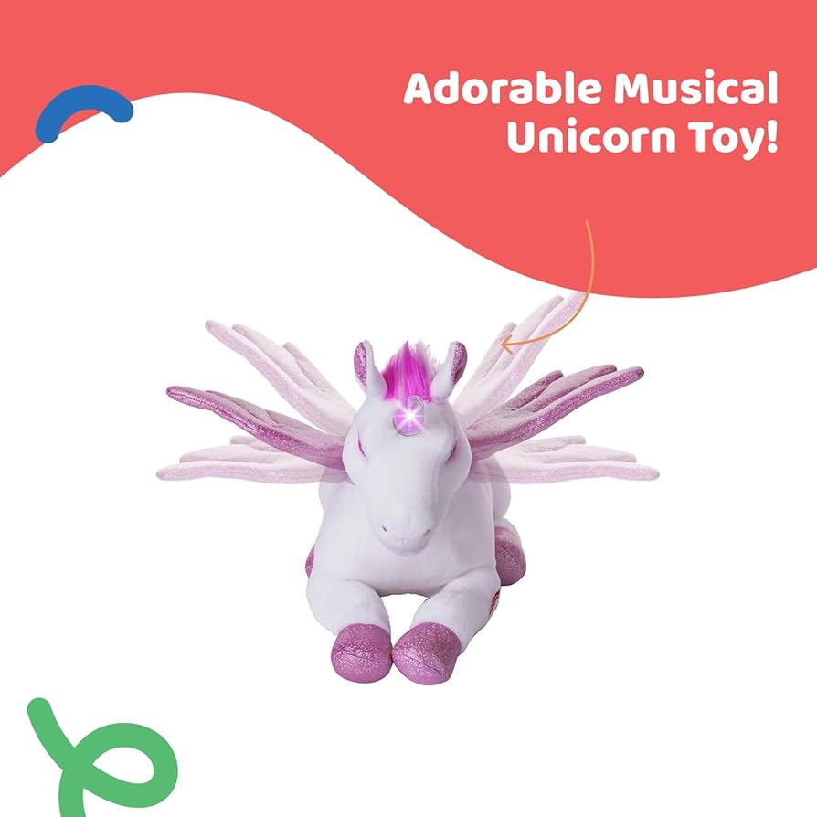 Amazon.com: Unicorn Stuffed Animal with Flapping Wings