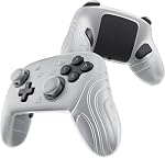 PlayVital for Nintendo Switch 2 Pro Controller Silicone Cover – Samurai Edition Protective Skin Case for Switch 2 Pro Controller with Back Button Caps & Thumb Grips & Stickers, Shockproof - Black