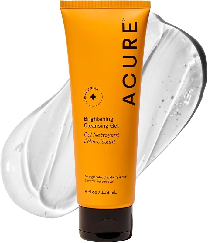 Acure Gel de Limpeza Facial com Romã, Amora e Açaí, 120 mL