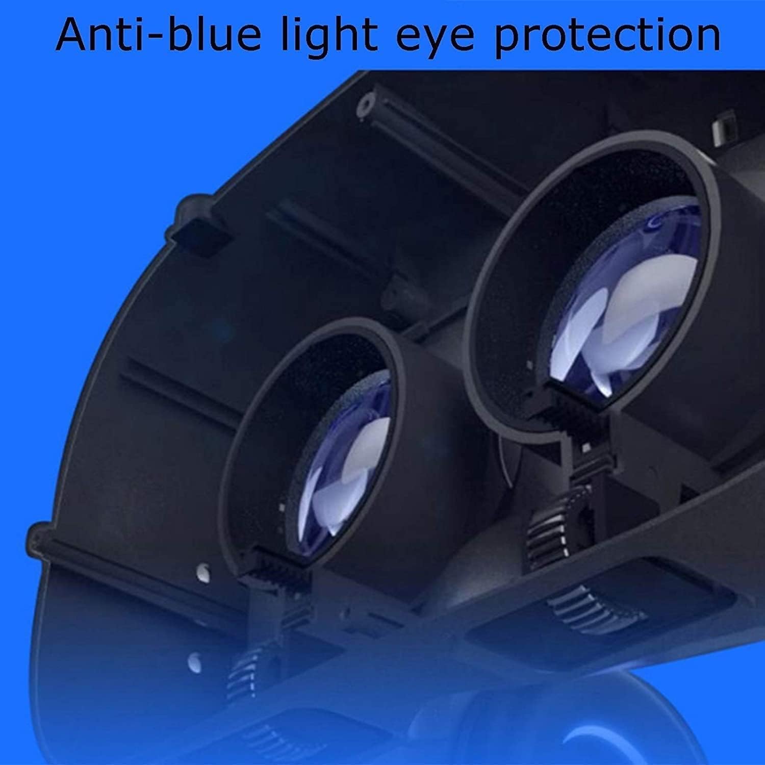 Vr Glasses VR Game Glasses, Virtual Reality Audio-Visual Machine, 3D Somatosensory Equipment Dedicated Smart Helmet Goggles, All-in-one VR Games Headset,Anti-Blue Light Goggles