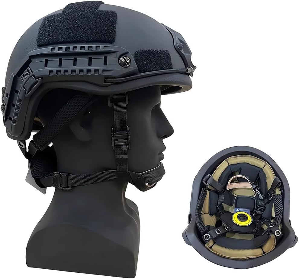 UHMW-PE タクティクス NIJ IIIA FAST 頭部保護セキュリティヘルメット弾道 ACH ハイカットタクティカルヘルメッ